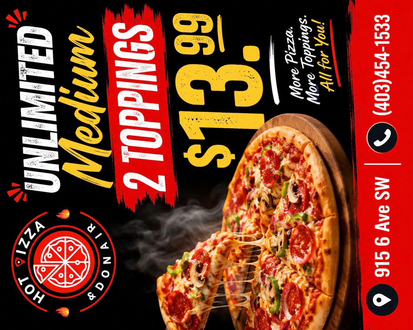 Hot Pizza and Donair Special Offer